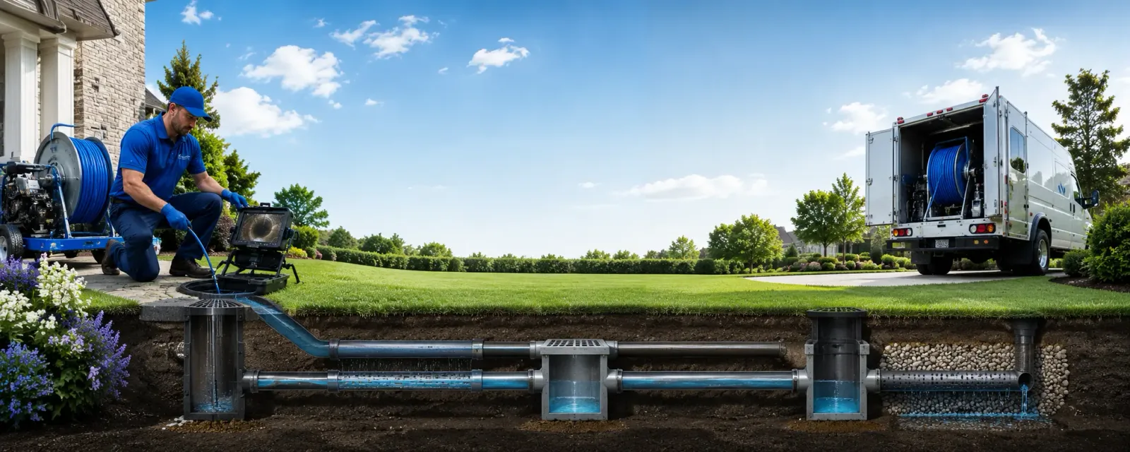 Outdoor drain cleaning information for Sabattus, ME